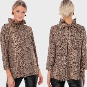 NWT tuckernuck faye leopard blouse